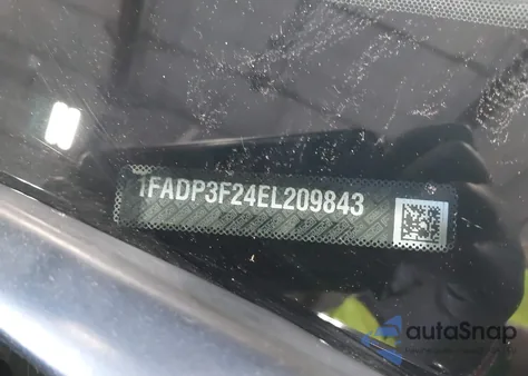 2014 Ford Focus Se from USA, damaged, VIN 1FADP3F24EL209843